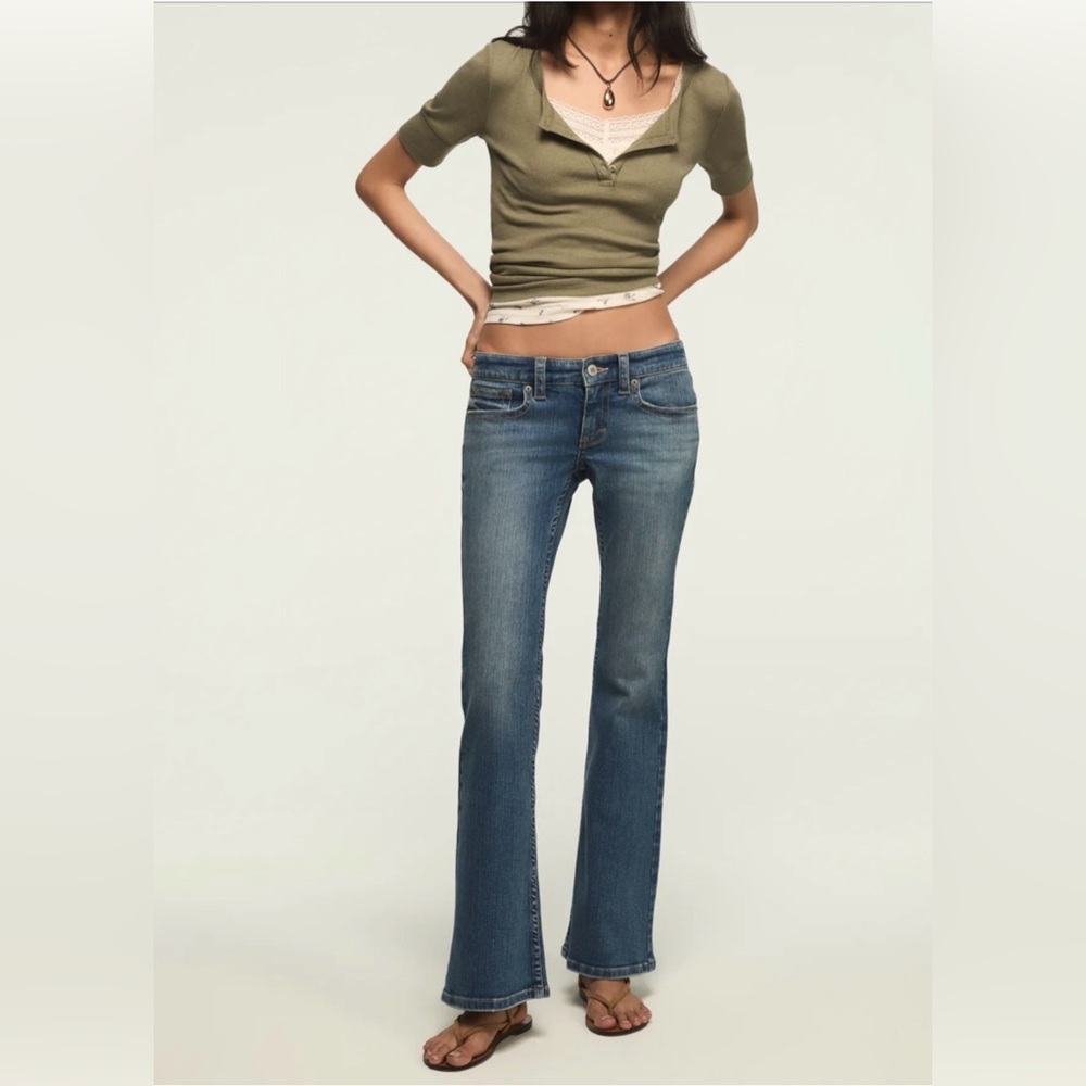 Lucky Brand Low Rise Flare Jeans